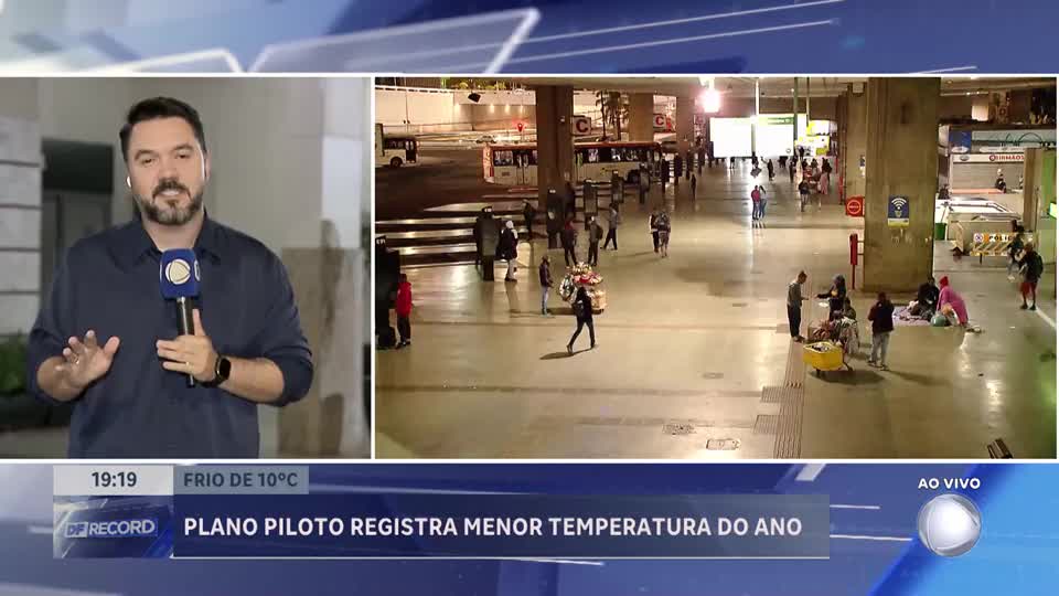 Brasília teve a madrugada mais fria do ano nesta sexta, com 10,1°C