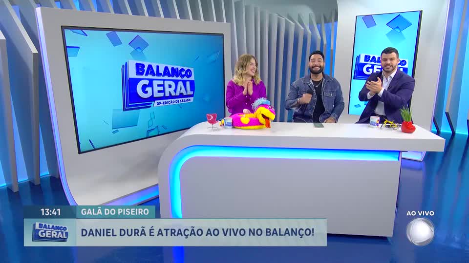 Galã do Piseiro relembra trajetória e celebra sucesso no Balanço Geral DF