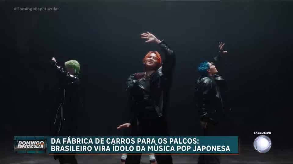 Guilherme, ídolo do J-Pop, reencontra avó em show no Brasil
