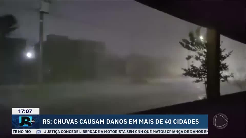 RS: Passa de 40 o número de cidades danificadas por temporais