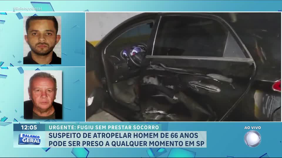 Motorista atropela idoso duas vezes e foge do local em São Paulo