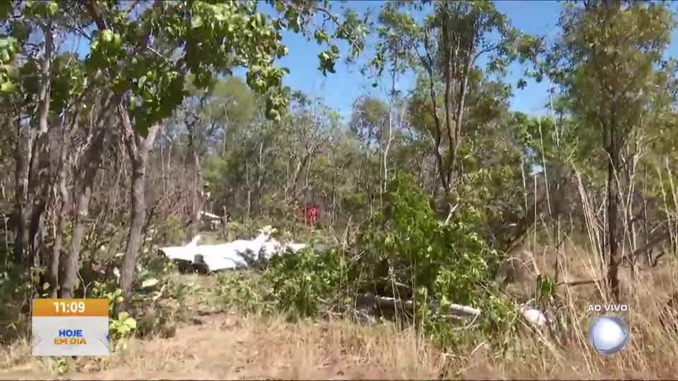 Queda de avião de pequeno porte deixa dois mortos em Palmas, Tocantins