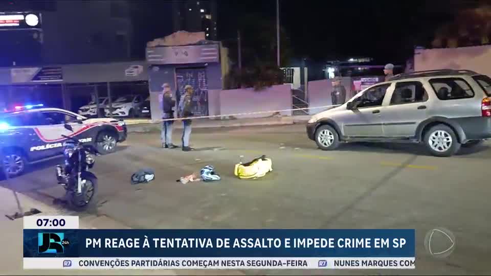 PM de folga reage à tentativa de assalto e impede crime na zona oeste de São Paulo