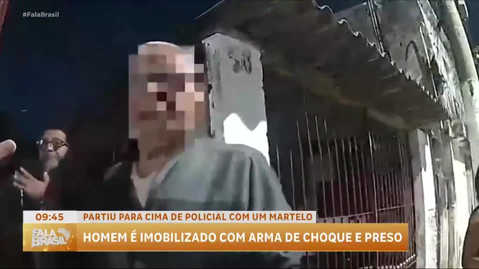 Homem é imobilizado com arma de choque após briga familiar em São Paulo