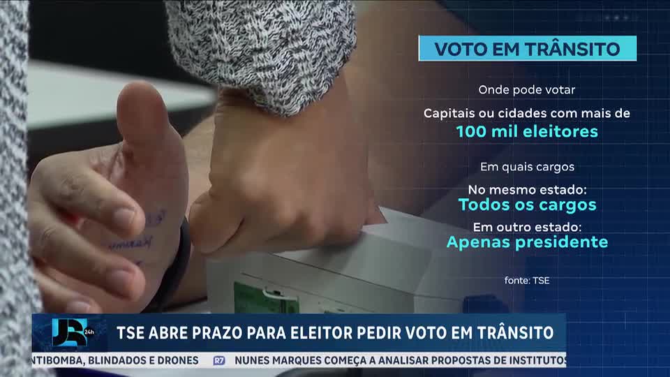 Eleições 2026: cidadãos já podem solicitar autorização para realizar voto em trânsito