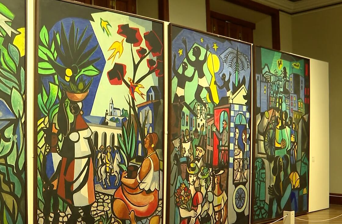 Exposição reúne obras com dois séculos de história no Centro Cultural da Justiça Federal, no Rio