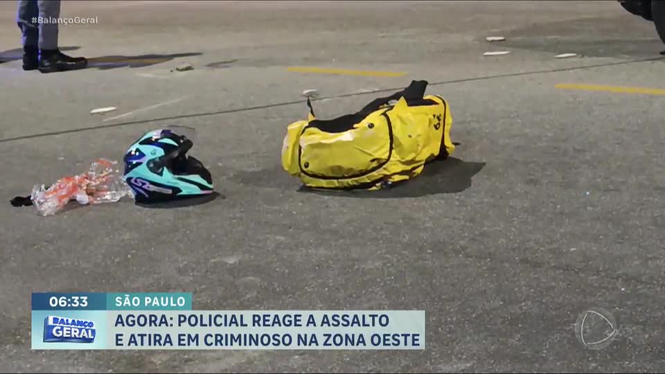 Policial reage a assalto e atira em criminoso no Butantã, zona oeste de São Paulo