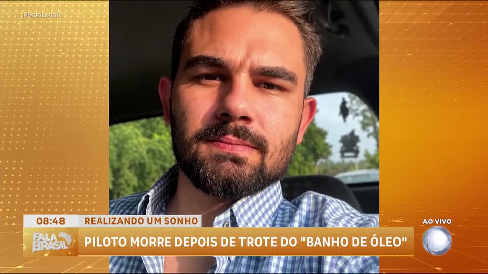 Estudante de aviação morre após trote do 'banho de óleo' no Paraná
