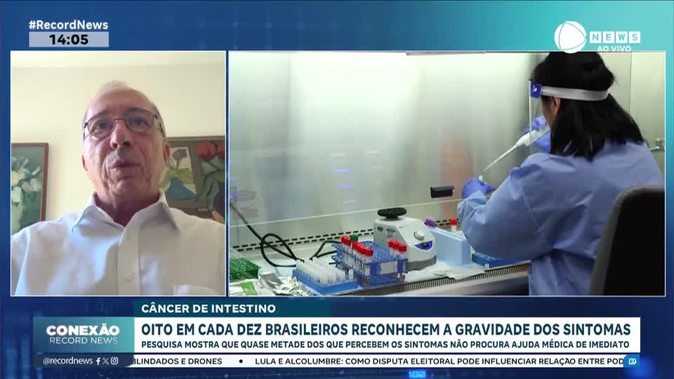 Câncer de intestino: oito em cada dez brasileiros reconhecem a gravidade dos sintomas