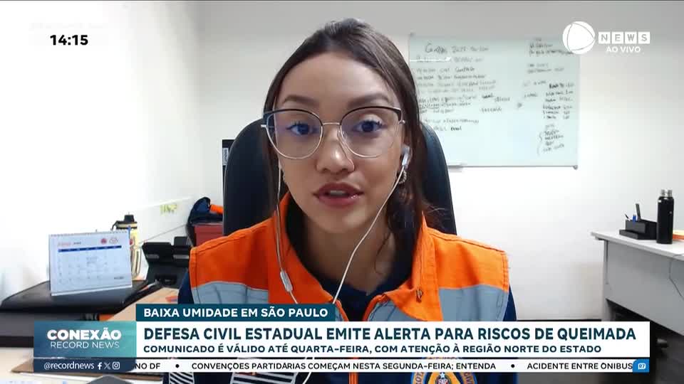Baixa umidade em São Paulo: Defesa Civil emite alerta para riscos de queimada