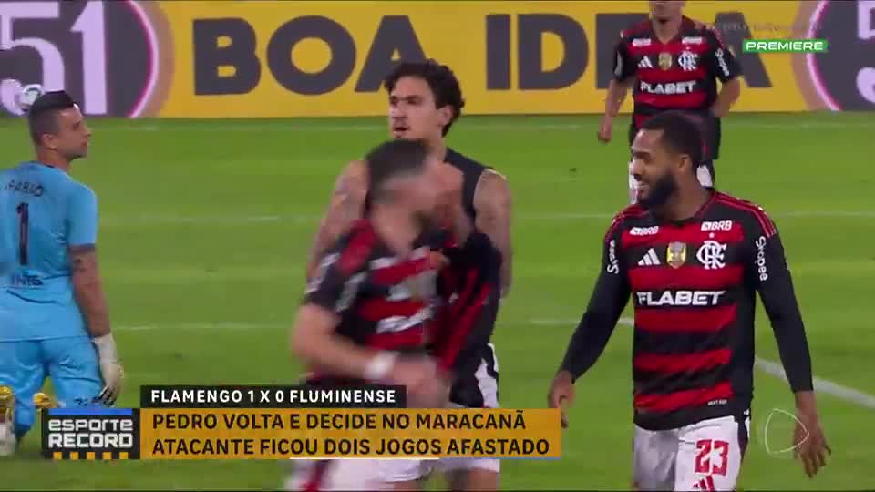 Pedro volta a jogar e garante vitória do Flamengo contra o Fluminense