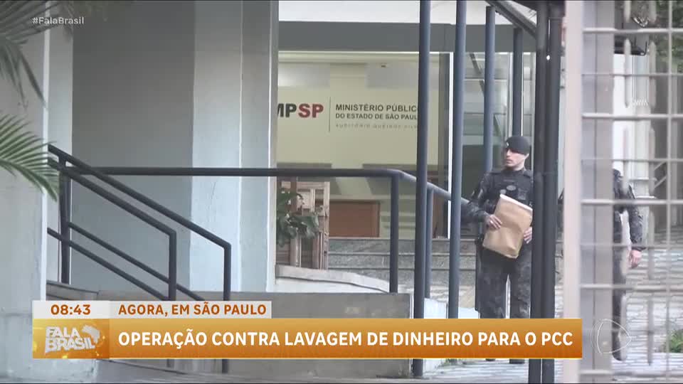 SP: operação policial mira financiadores do PCC