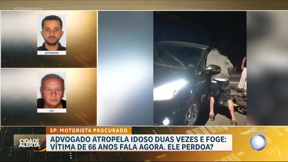 Advogado atropela motoboy de 66 anos e foge em São Paulo