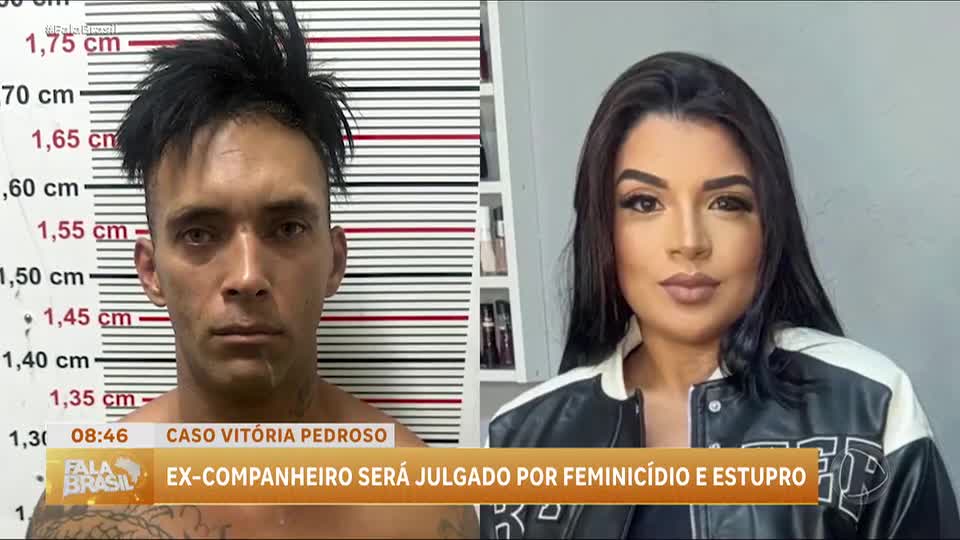 Ex-companheiro de Vitória Pedroso será julgado por feminicídio e estupro