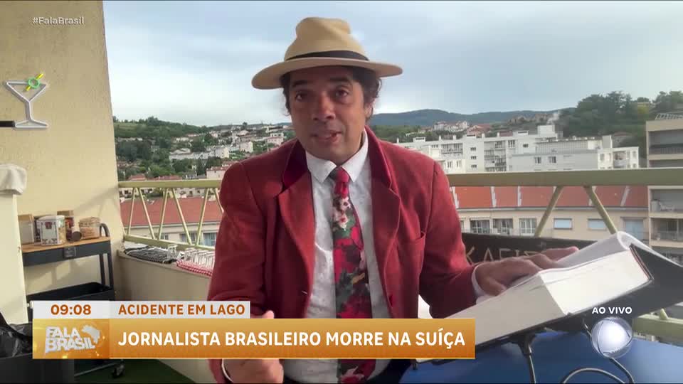 Jornalista brasileiro Chico Santo morre após acidente em lago na Suíça