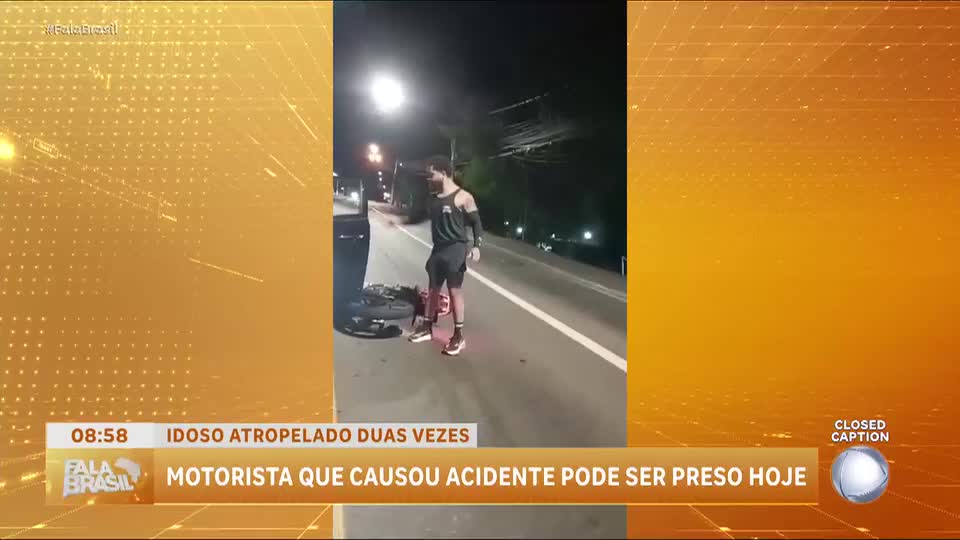 Justiça expede mandado de prisão preventiva contra advogado acusado de atropelar idoso de 66 anos
