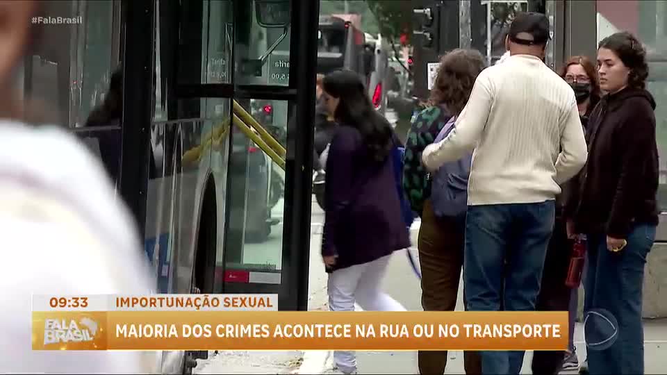 Brasil registra mais de 100 denúncias diárias de importunação sexual contra mulheres