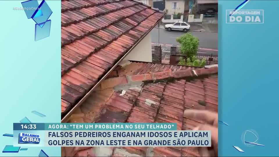 Reportagem do Dia: Golpistas disfarçados de pedreiros enganam idosos em SP
