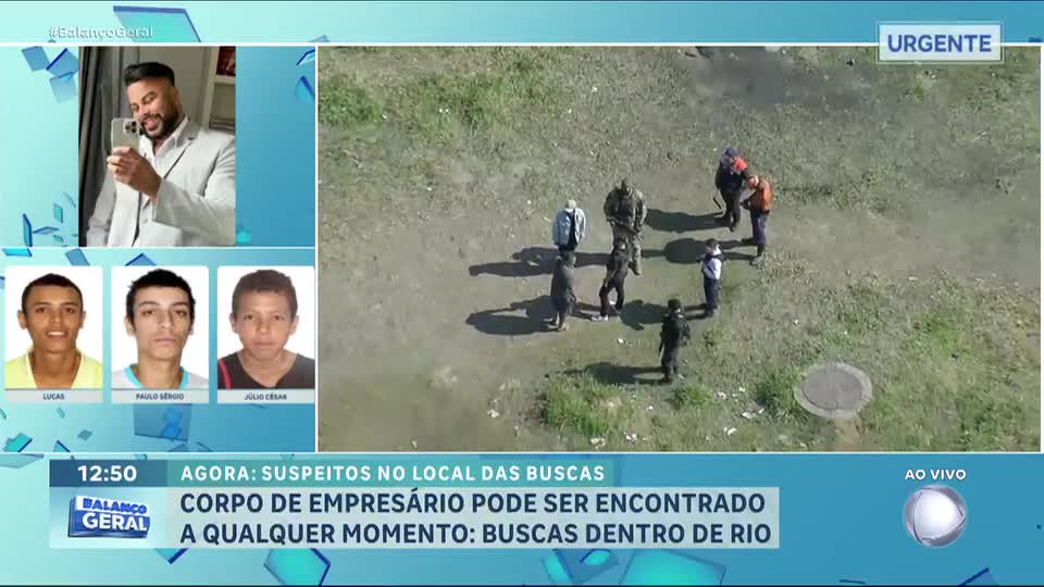 Autoridades intensificam buscas por corpo de empresário em área de mata antes do início das chuvas
