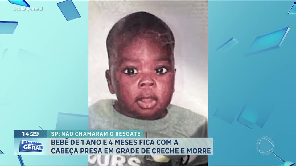 Bebê morre em creche após ficar preso em grade; cinco funcionários estão sob investigação