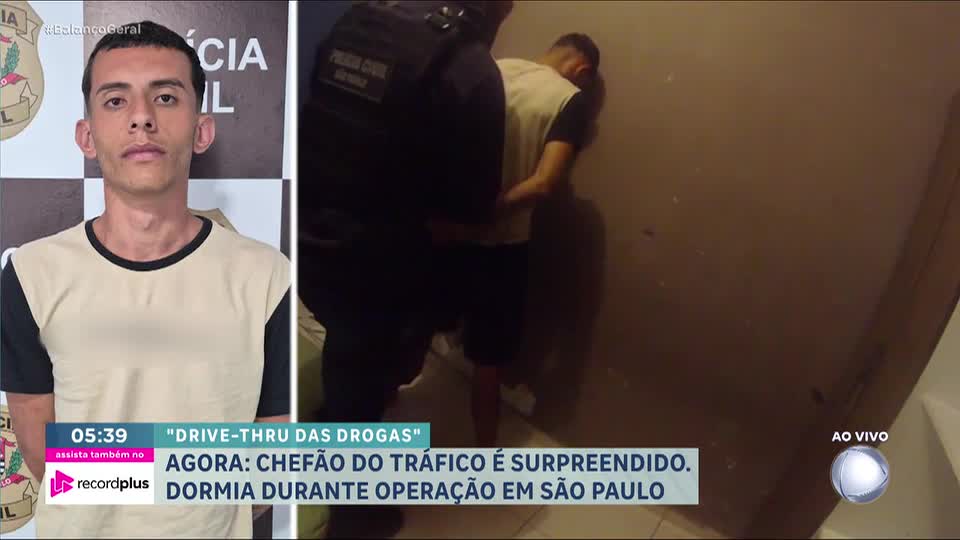 Polícia prende líder do tráfico de drogas durante operação em São Paulo