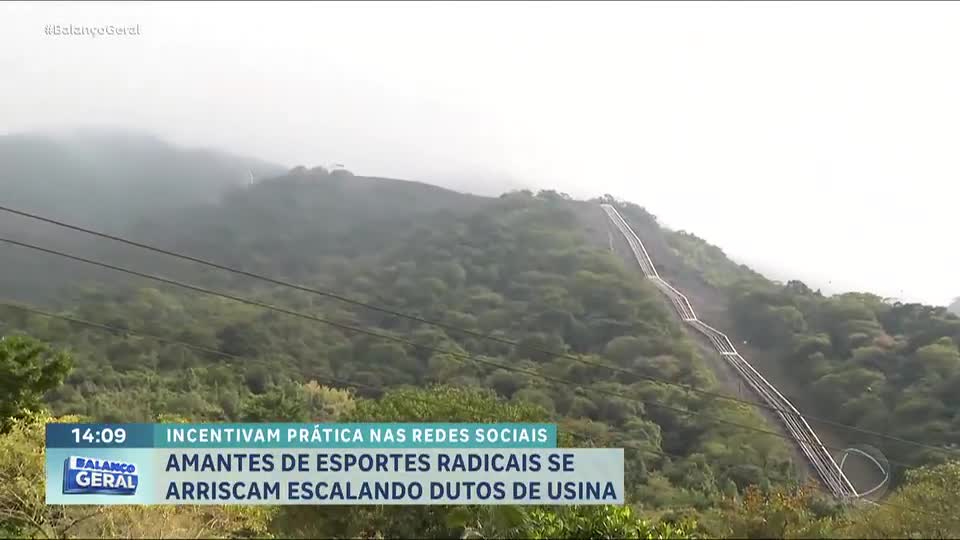 Trilheiros desafiam a segurança em dutos de usina em Cubatão (SP)