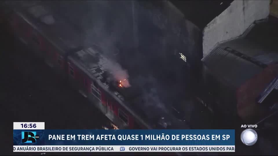 Pane em trem afeta quase 1 milhão de pessoas em São Paulo
