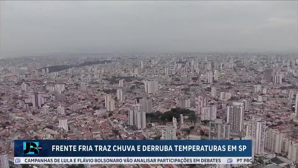 Defesa Civil alerta para nova frente fria com rajadas de vento em SP