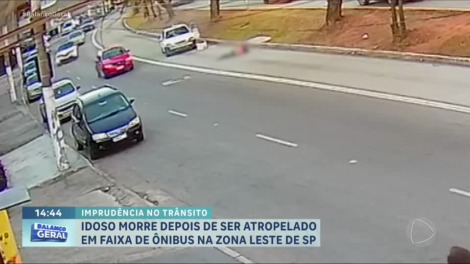 SP: atropelamento em faixa de ônibus causa morte de eletricista