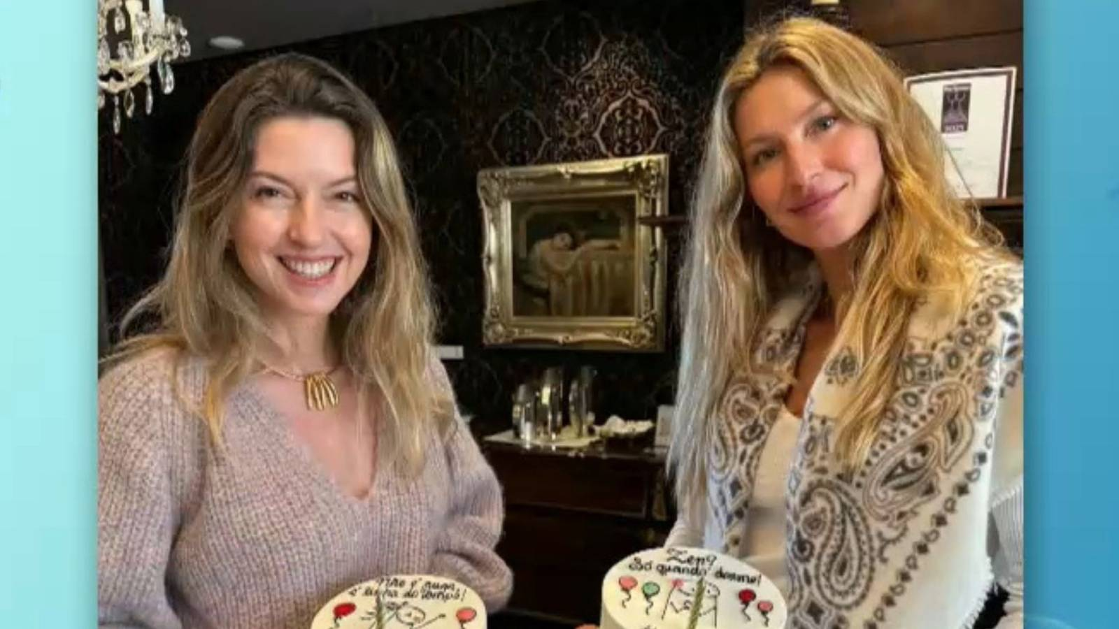 Nervosa? Gisele Bündchen chama atenção por frase reveladora em bolo de aniversário