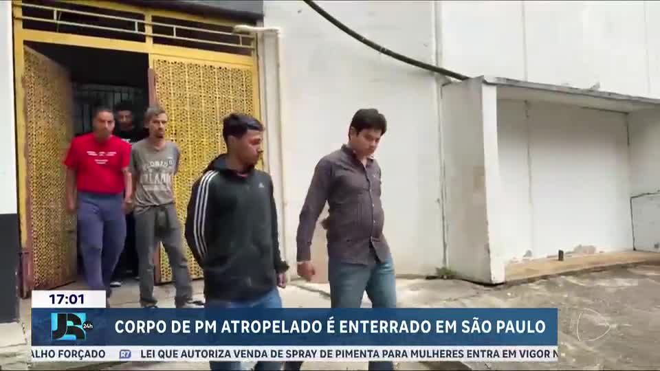 Enterro de PM atropelado acontece nesta sexta (24) em SP