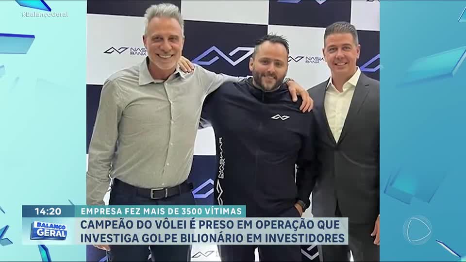 Ex-jogador de vôlei é preso por golpe bilionário em fintech