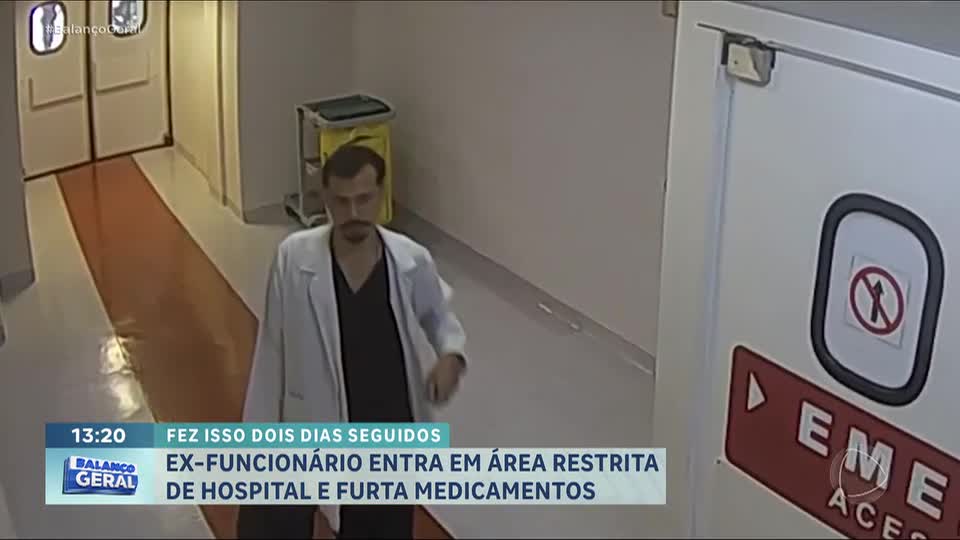 Ex-funcionário invade hospital em São Paulo para roubar medicamentos controlados
