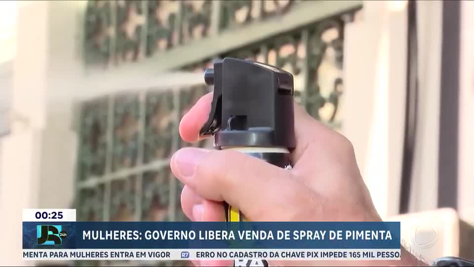 Lei libera venda e posse de spray de pimenta para defesa pessoal de mulheres