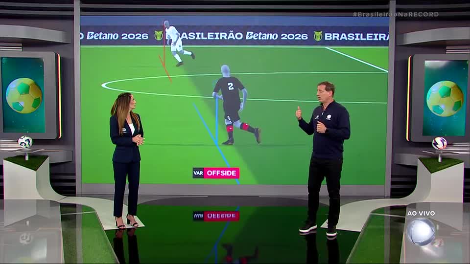 Como funciona o impedimento semiautomático no Brasileirão? Ex-árbitro explica