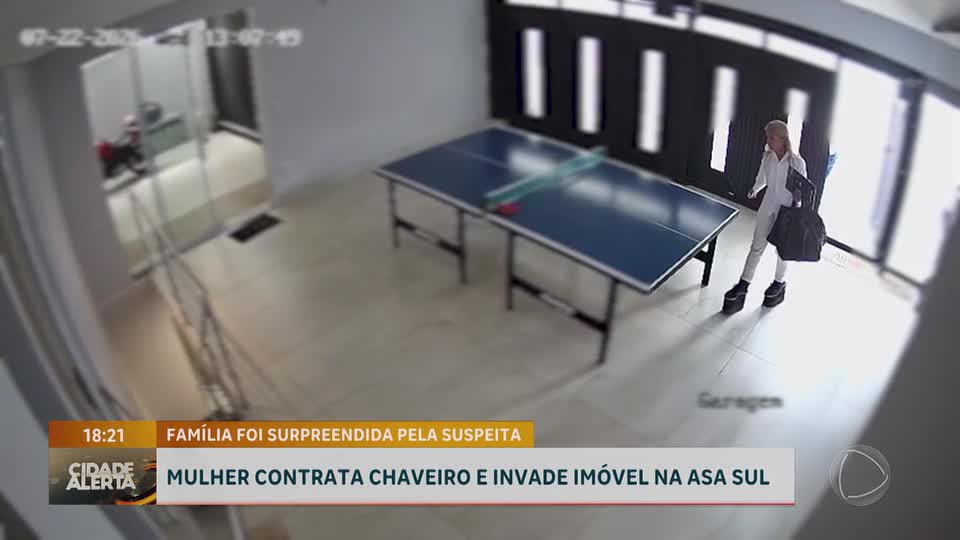 Mulher contrata chaveiro e invade imóvel na Asa Sul (DF)
