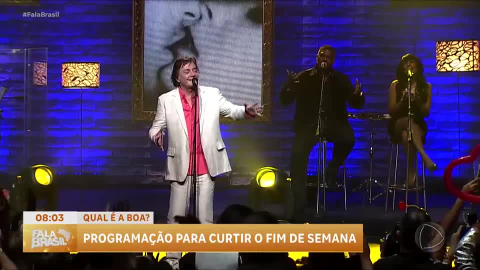 Qual é a Boa? Fábio Jr. embala o público de Santa Catarina neste sábado (25)