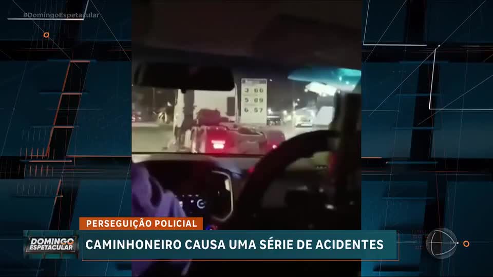 Você Viu Essa? Caminhoneiro provoca acidentes, foge da polícia e acaba preso em MG