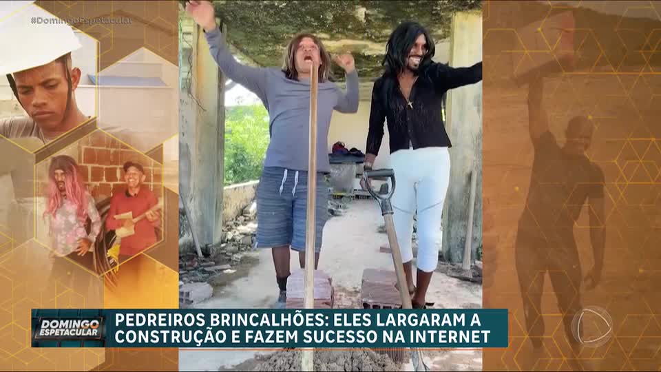 Conheça a vida dos pedreiros que conquistaram milhões de seguidores ao unir trabalho e humor