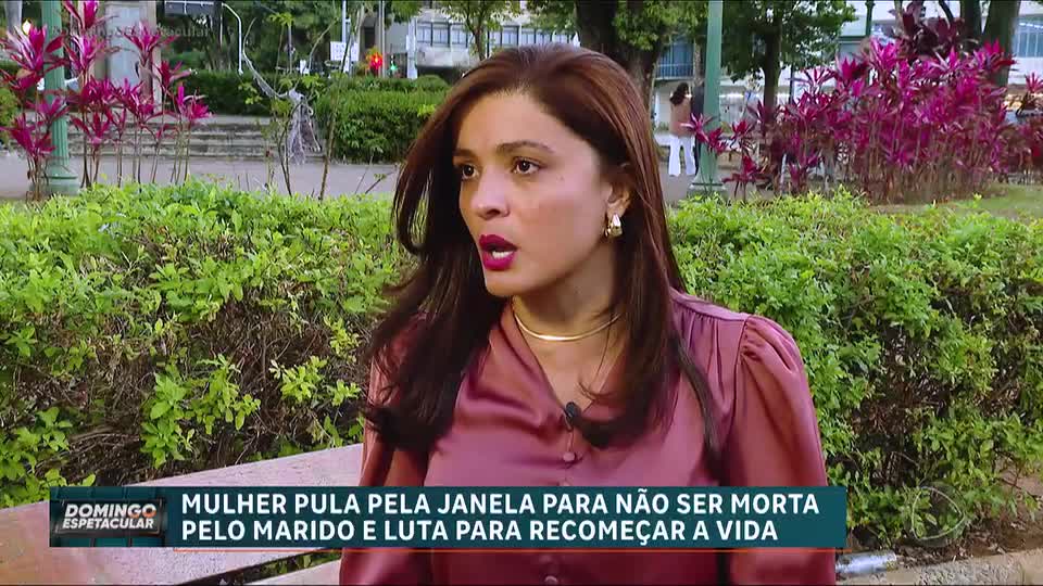 Mulher se joga de prédio para escapar de ataque do marido e ainda é vigiada por agressor no hospital