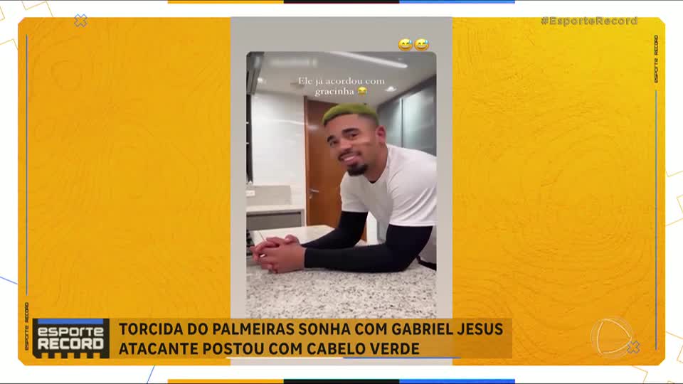 Palmeiras muda idioma nas redes sociais e torcedores questionam se Gabriel Jesus voltará