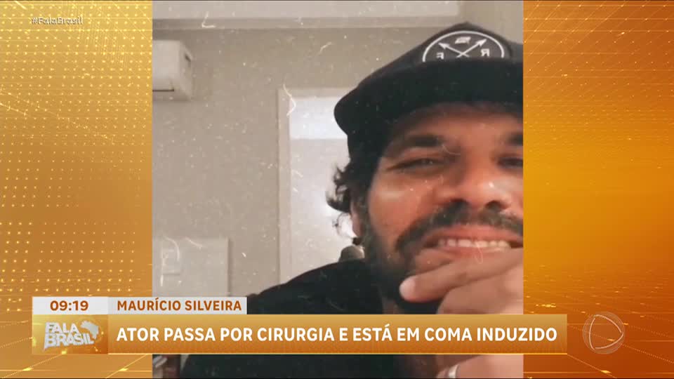 Ator Mauricio Silveira está em coma induzido após cirurgia para retirada de tumor no intestino