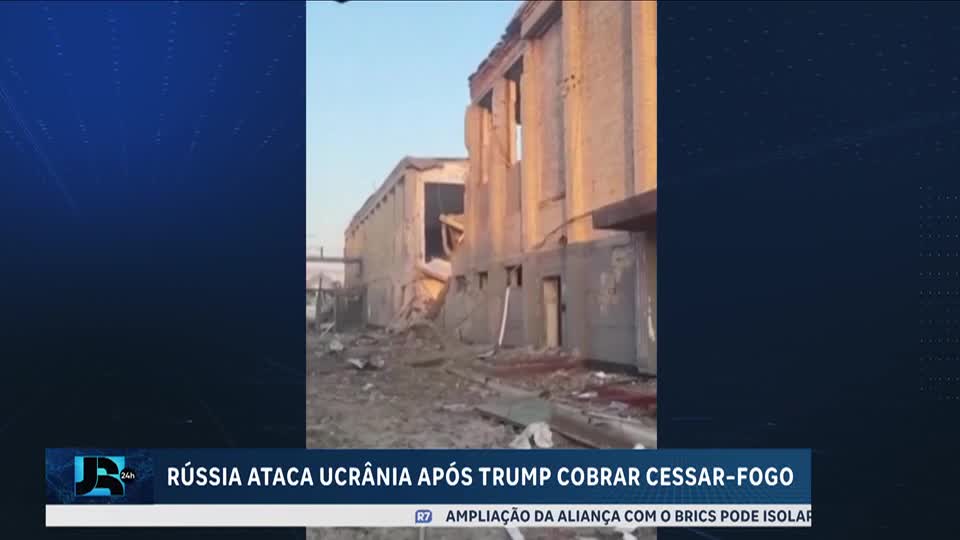 Rússia ataca a Ucrânia após Trump cobrar cessar-fogo; ao menos 17 pessoas morreram