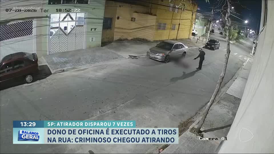 Dono de oficina é executado a tiros no meio da rua; polícia investiga o caso