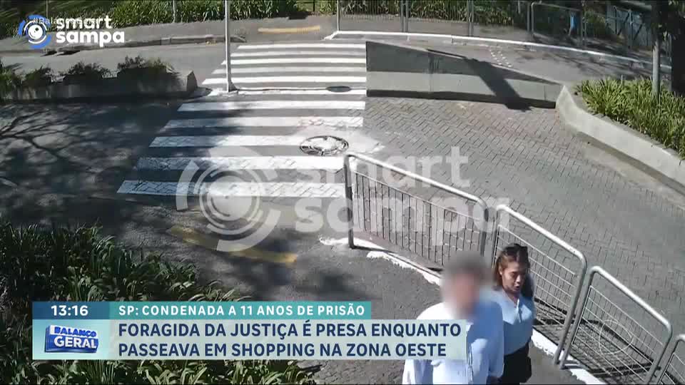 Traficante foragida é presa em São Paulo após identificação do Smart Sampa