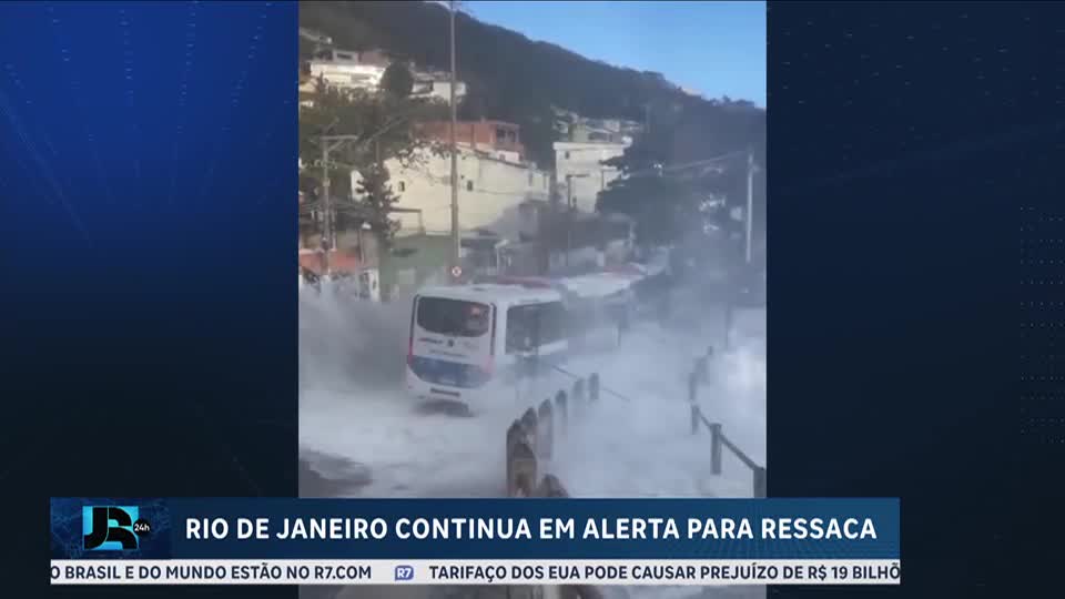Rio de Janeiro segue em alerta para ressaca até quinta (31)