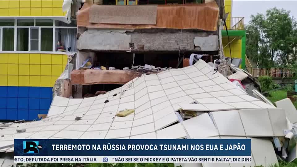 Terremoto na Rússia provoca tsunami nos EUA e Japão