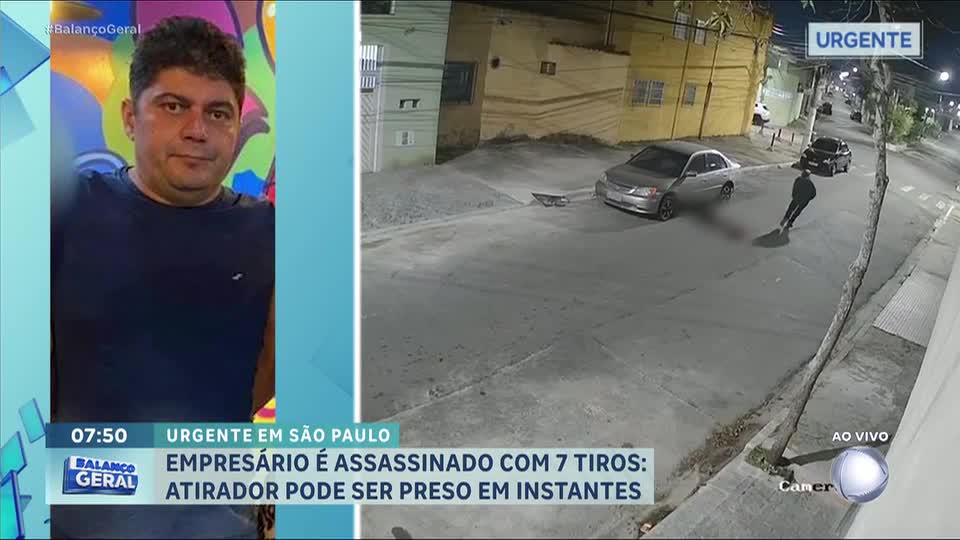 Empresário é assassinado com sete tiros no meio da rua; polícia investiga