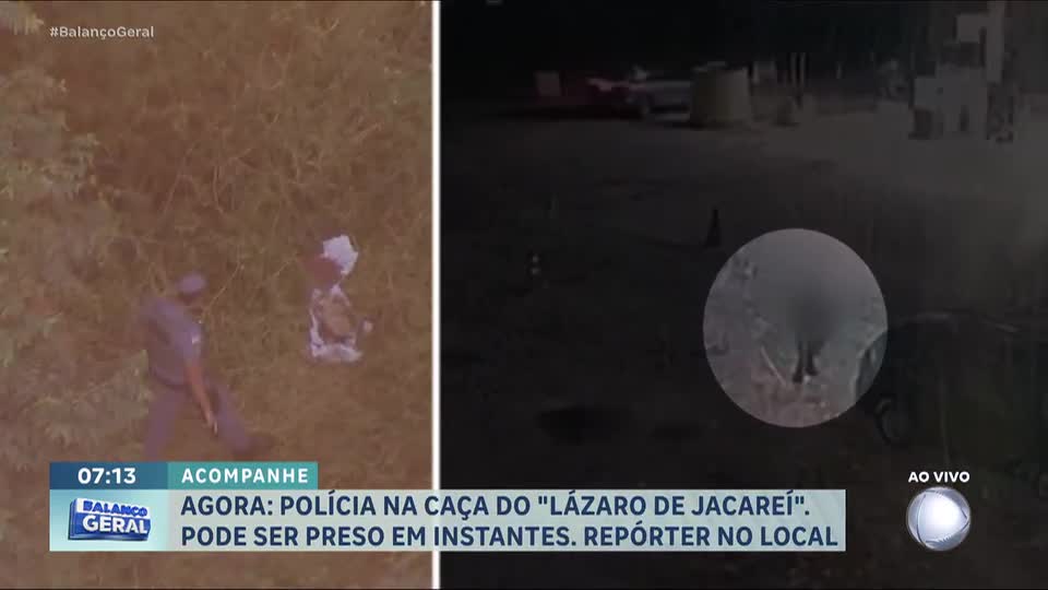 Lázaro de Jacareí: polícia intensifica buscas por suspeito de atacar mulheres