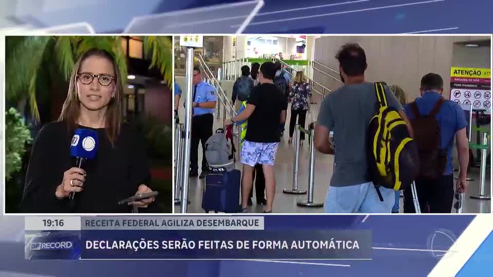 Nova tecnologia facilita declaração de bens na chegada ao Brasil